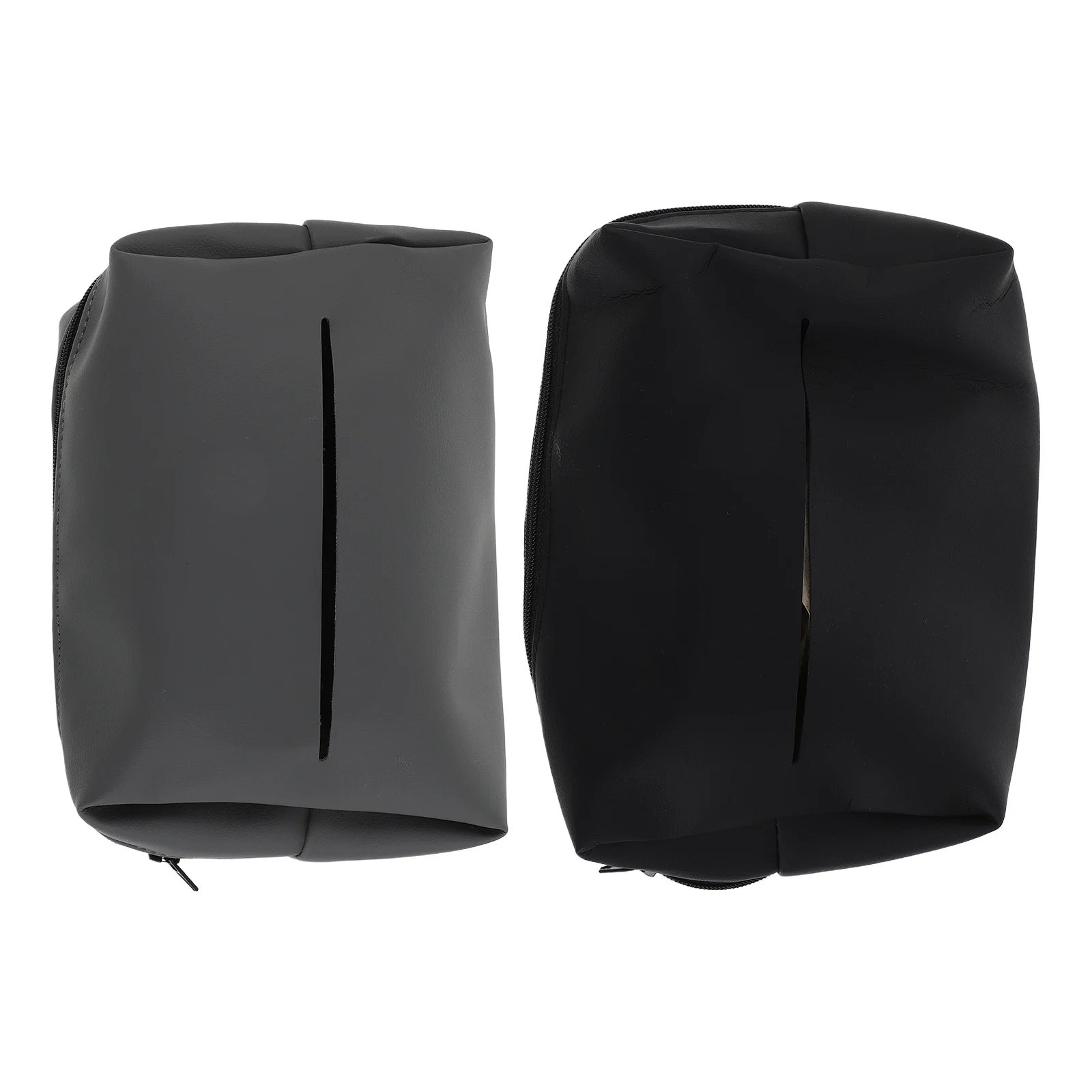 2 قطعة صندوق مناديل السيارة حامل مناديل مثبت على السيارة للمقعد الخلفي منظم مقعد السيارة سعة كبيرة حامل مناديل السيارة للسفر