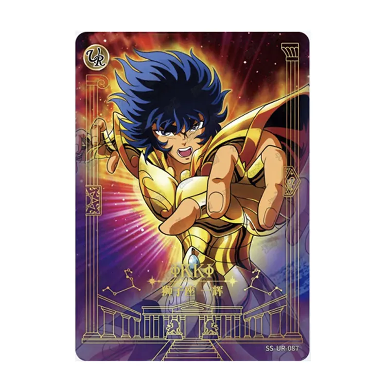 KAYOU Saint Seiya Serie 4 UR(071-087)/SSR(058-075) Juego Completo de Tarjetas Coleccionables Originales del Despertar de los Caballeros del Zodíaco