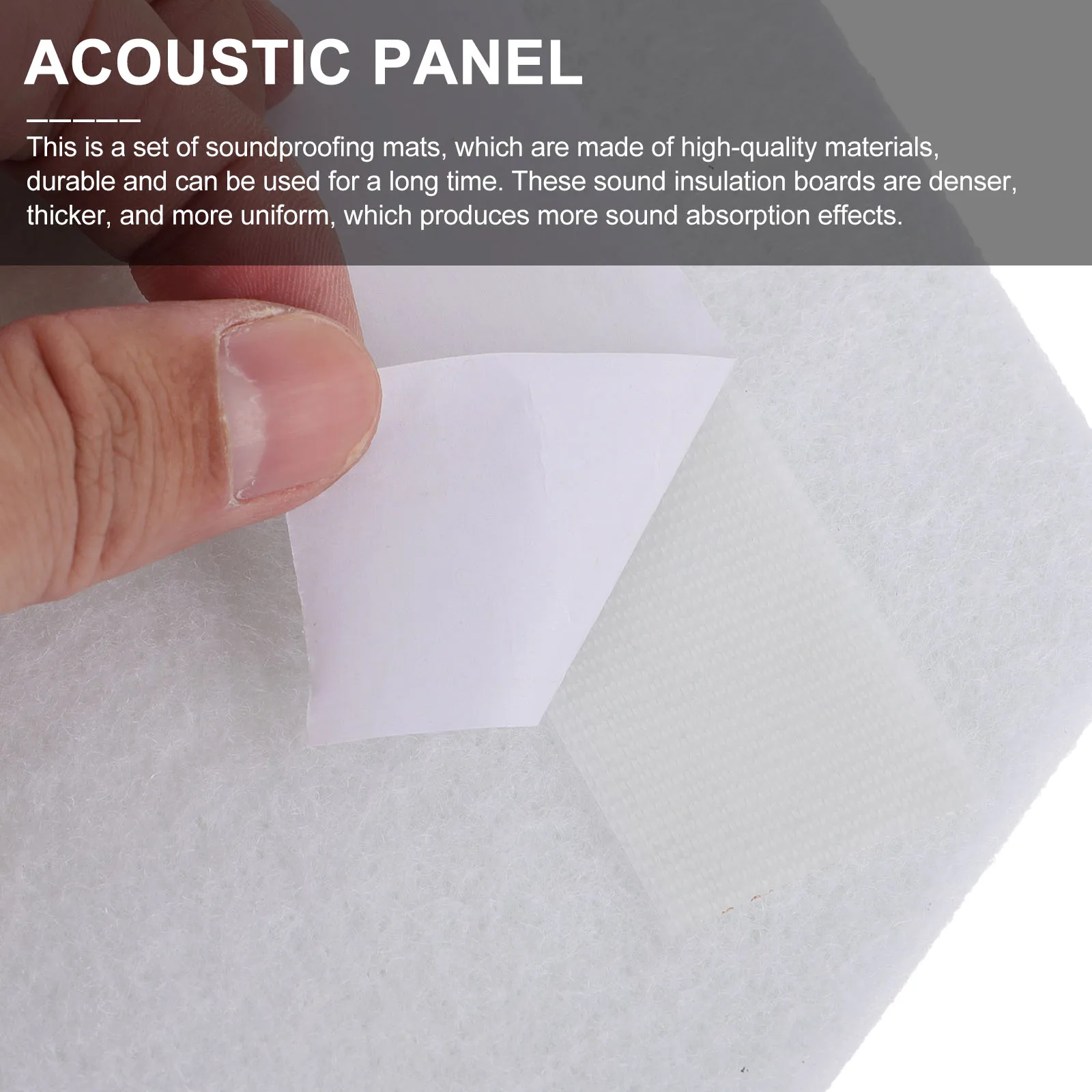 

12pcs Hexagonal Soundproof Pad Acoustic Panel Sound Insulation Material Wall Tile Noise Reduction Wall Professional Recording