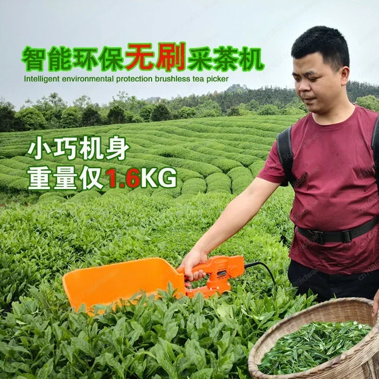 Small mini harvesting motor single-handed portable rechargeable tea picker