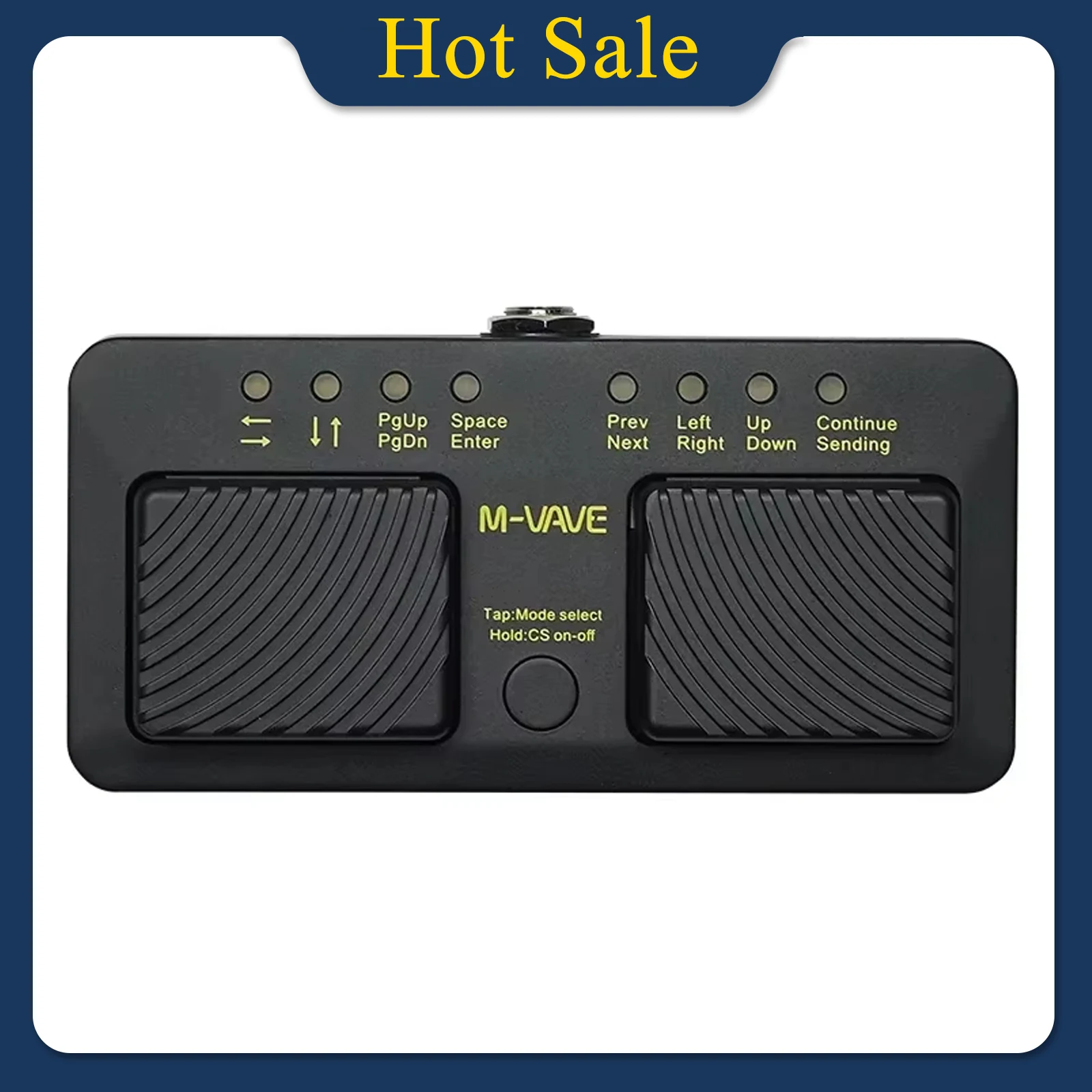 M-VAVE Cube Turner Pro Wireless Bluetooth Page Turner Silent Foot Pedal USB Rechargeable For iPad iPhone Tablet Guitar Parts