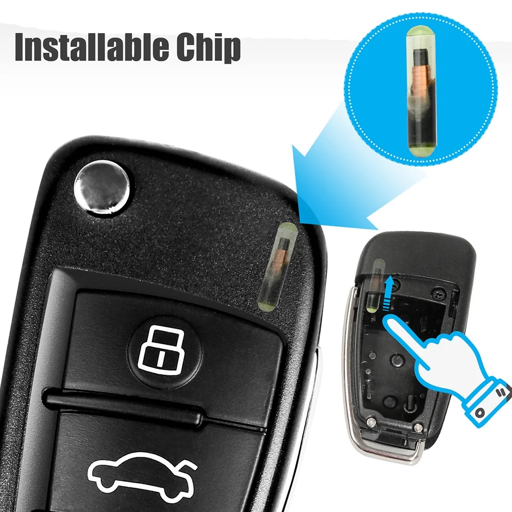 

For Xhorse XKA600EN Universal Wire Remote Key Flip Fob 3 Buttons For A6 Q7 Type For VVDI Key Tool Accessory