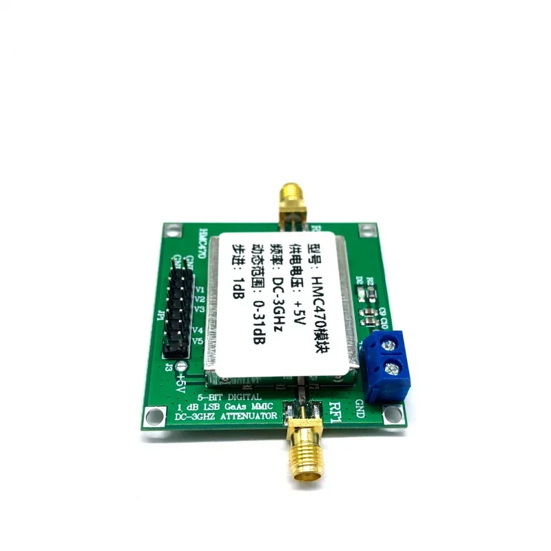 

HMC470 Digital Radio-Frequency Attenuator Module DC-3GHz 1dBStep31dB Manual Control and Program Control