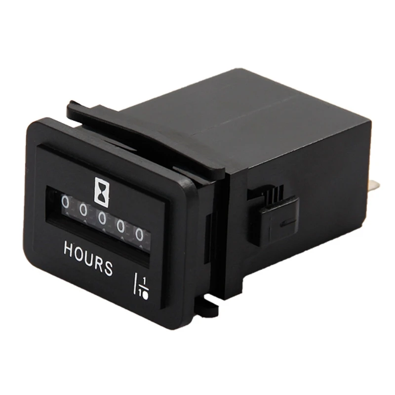 SYW-HM001 AC110-250V Timer Mechanical Hour Meter Hourmeter For Engine Generator Boat Motorcross Motor Truck Tractor