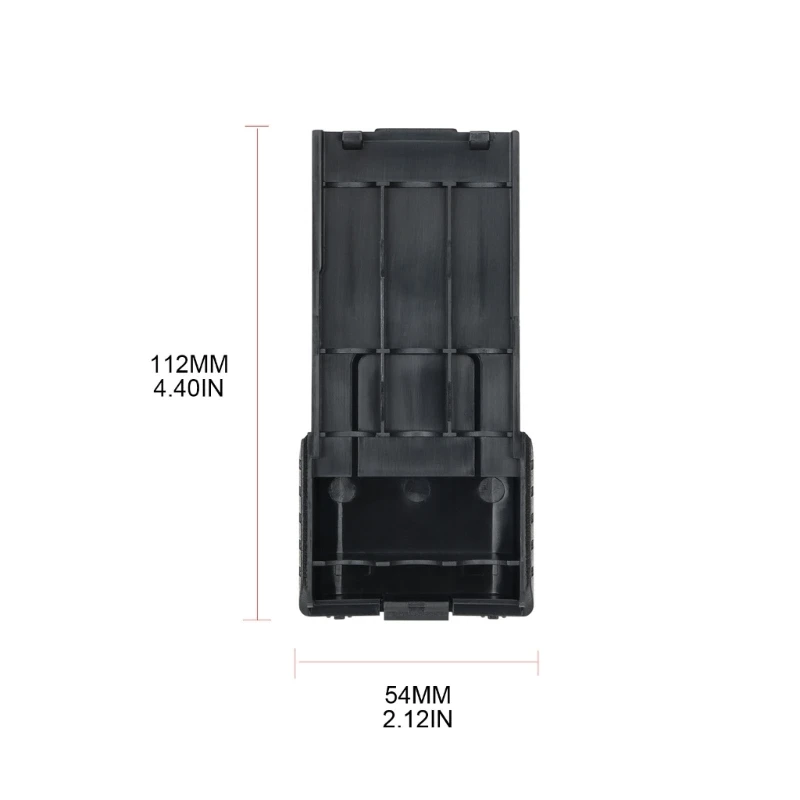 A9LC 6xAA 용 UV-5R DM-5R-Plus TH-UVF9D TH-F8D 양방향 라디오 액세서리 블랙