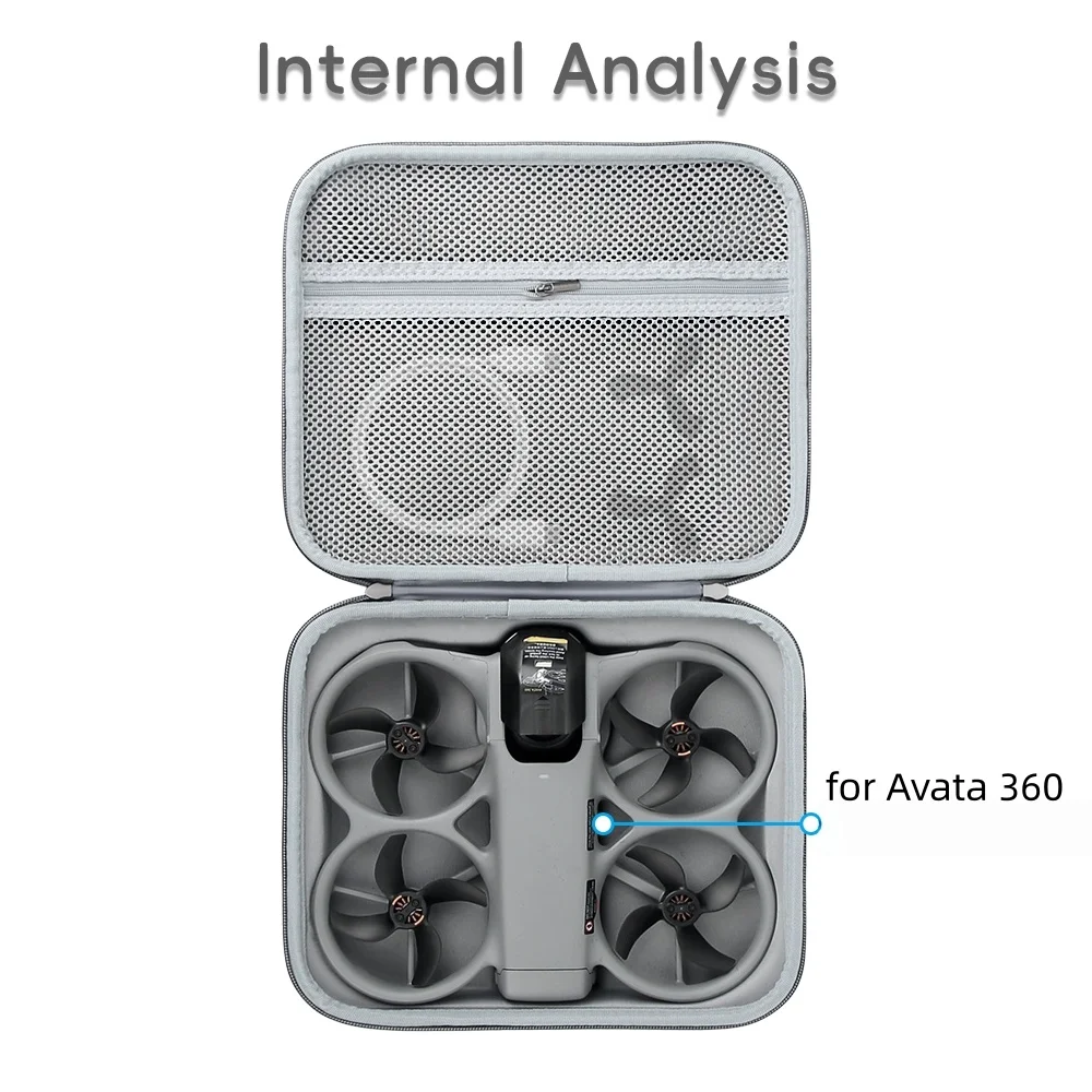 Portable Carrying Case for DJI Avata 360 Drone Shockproof Waterproof Travel Storage Bag Protective Handbag Drone Accessories