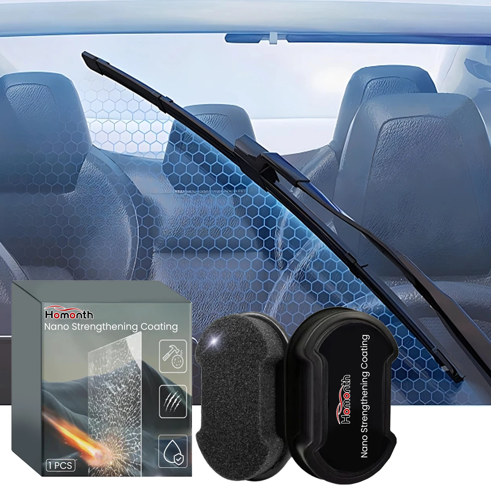 Homonth Car Glass S… - image