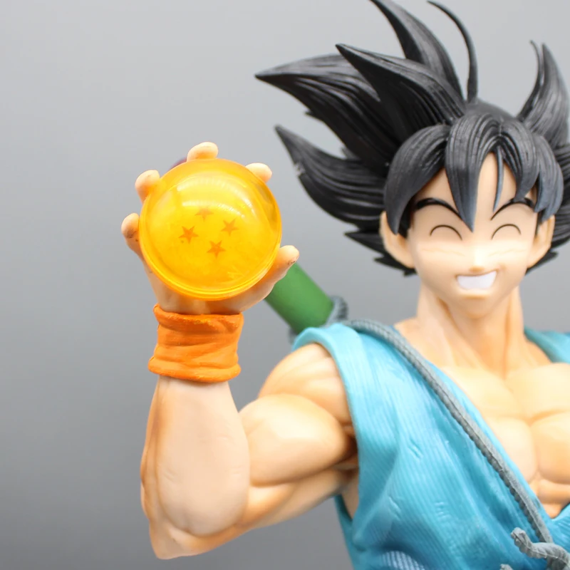 

Dragon Ball Z Son Goku 41cm Action Figure - Laughing Edition PVC Model Anime Collection Desktop Decoration Gift for Fans