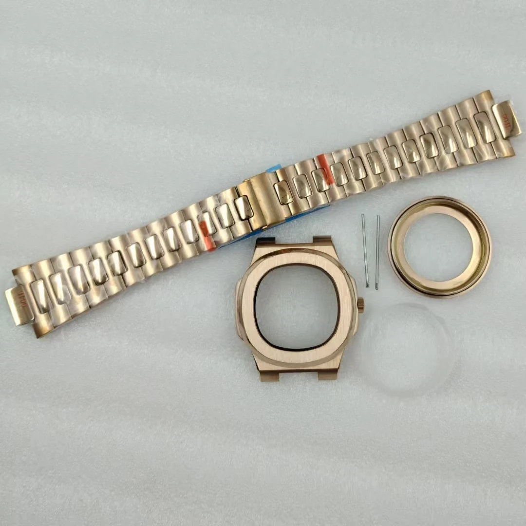 Watch accessories modified case 41mm Nautilus sapphire glass mirror transparent cover suitable for NH35/36 movement