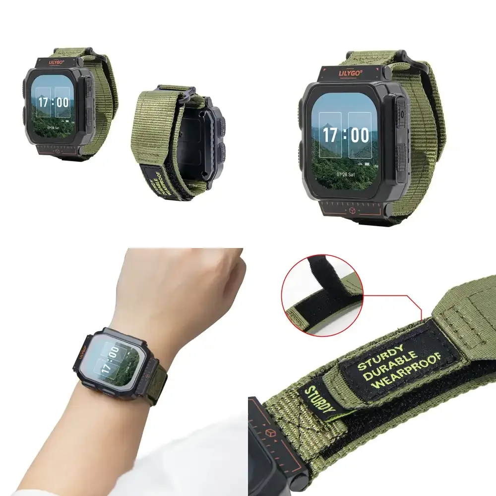 LILYGO T-WATCH ULtra ESP32-S3 Development Board 2.06 Inch AMOLED 1100AmAh SX1262 LoRa GNSS NFC ESP32 Programmable Watch