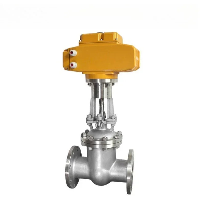 Flange electric gate valve, cut-off electric gate valve DN25 AC220v automatic intelligent