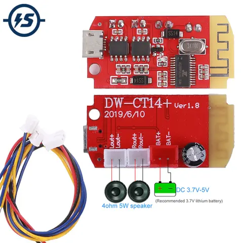 Bluetooth 5.0 Stereo Mini Amplifier Module IS