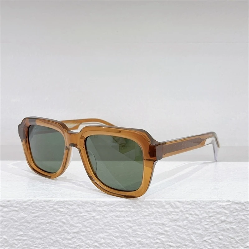 Hoge kwaliteit HOPPER zonnebril voor dames heren mode dik acetaat vierkant vintage retro outdoor mode brillen tinten met etui