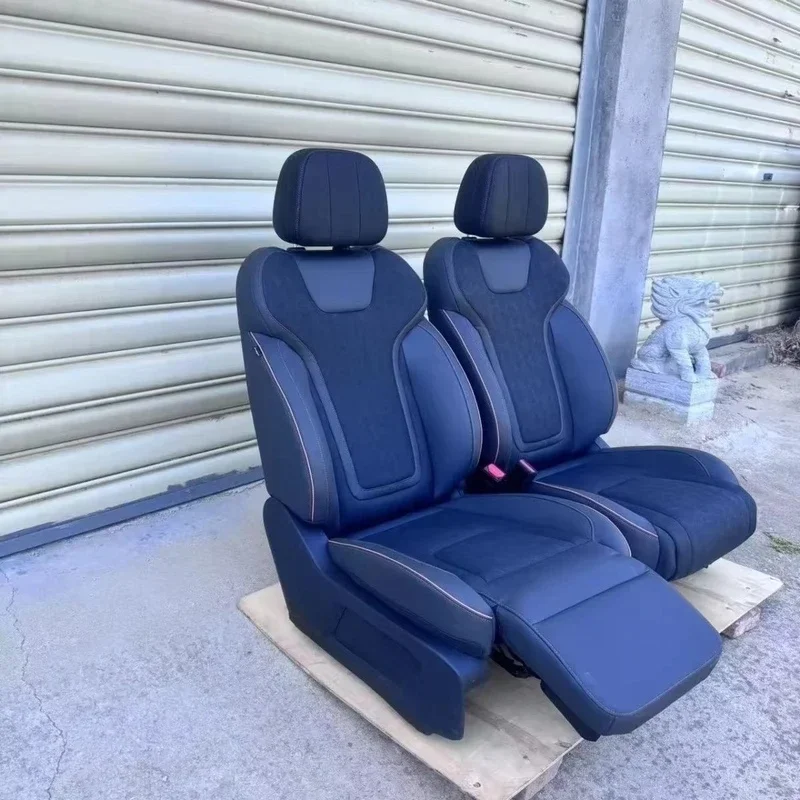Assento dianteiro de carro em couro ajustável eletricamente de alta qualidade para acessório de modificação de interior automotivo
