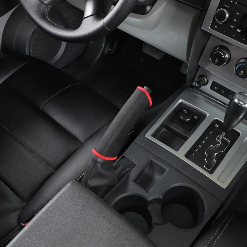 Handbrake Cover Car Handbrake Sleeve Neoprene For Dodge Nitro 2007 2008 2009 2010 2011 2012 Accessories