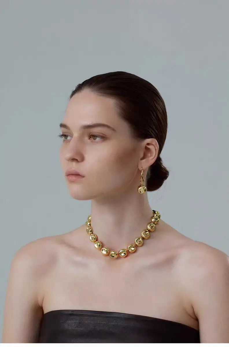 

Handicraft series rock crystal with pearl necklace
