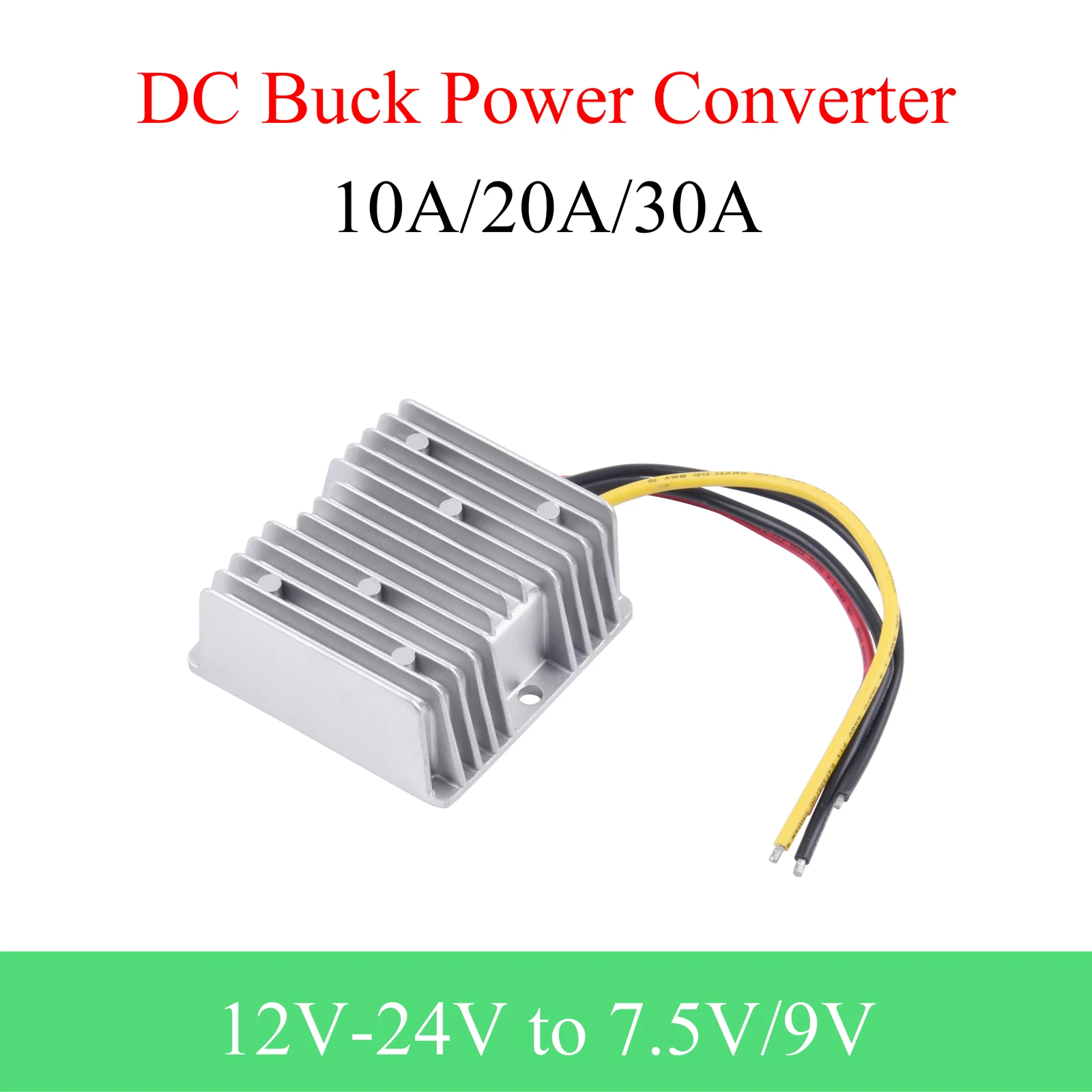 

Преобразователь постоянного тока в США 12 В/24 В в 7,5 В, 30 А, понижающий регулятор, автомобильный понижающий модуль питания