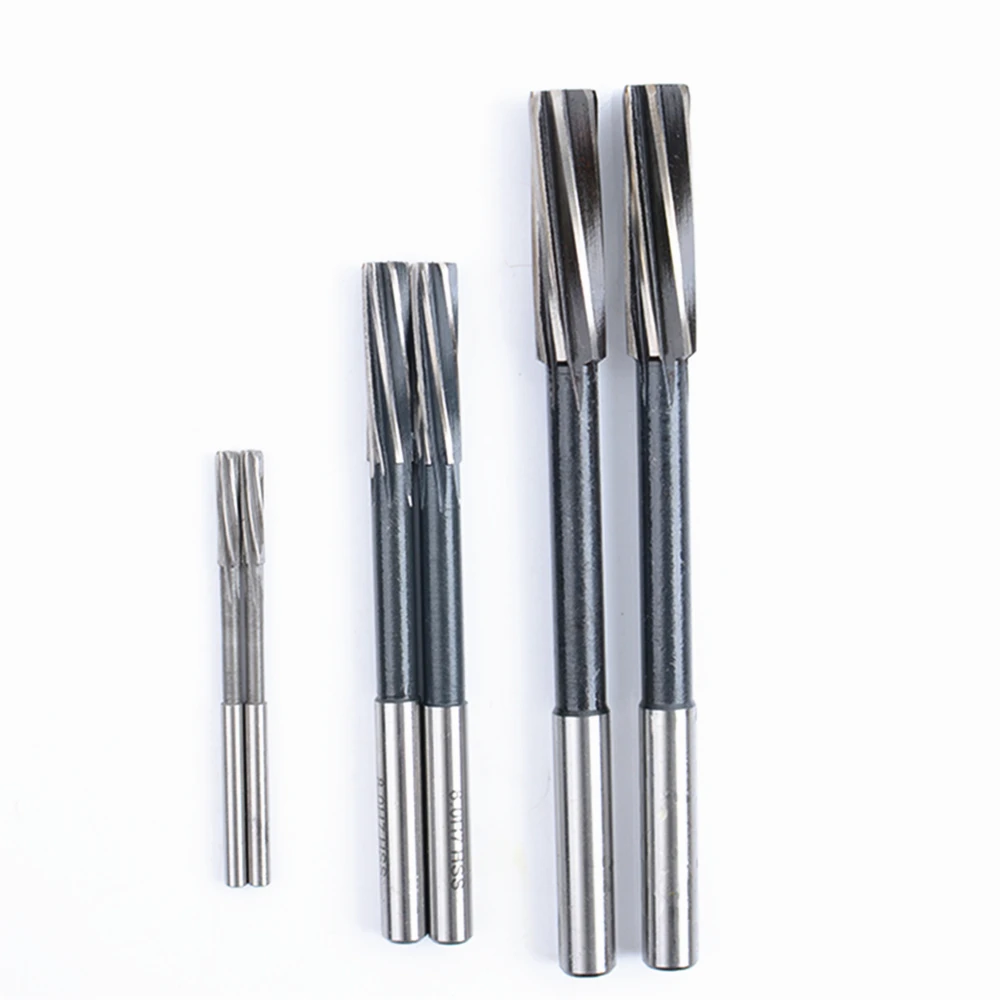 NEW 1PCS Straight Shank Machine Reamer HSS Reamer Chucking Machining Tool Spiral Flute Cobalt Cutting Shank H7 3mm-20mm