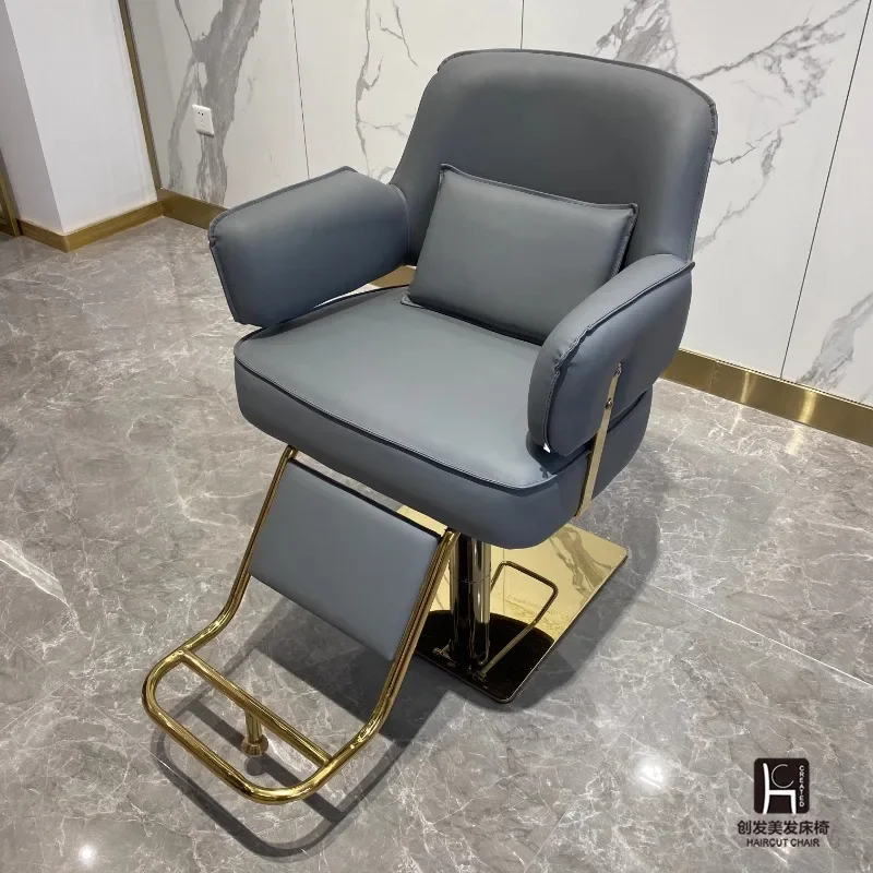 

Salon Dedicated Barber Chair Hairdressing Minimalt High Barber Chair Salon Cutting Silla Barberia Hair Salon Furniture