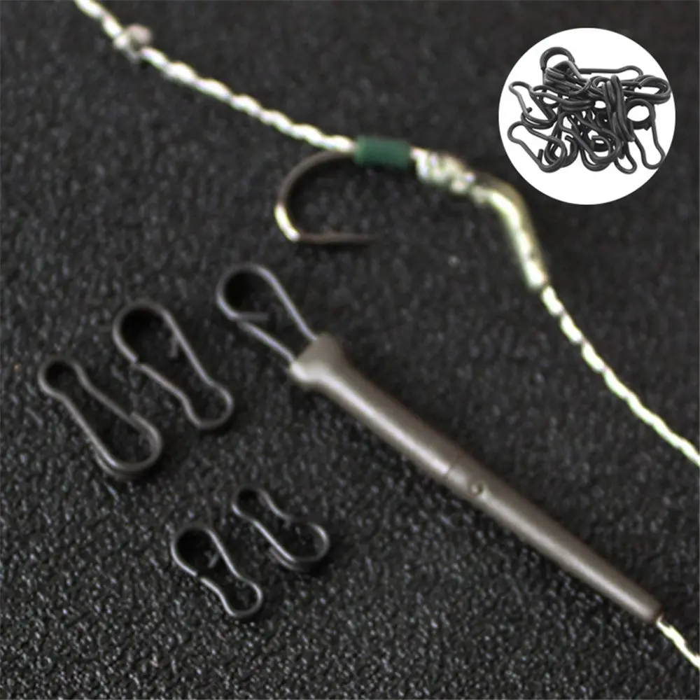 

Matte Black Fishing Tools Carp Fishing Rolling Swivels Fishing Clips Fishing Connector Fishing Tackle Fishing Terminal