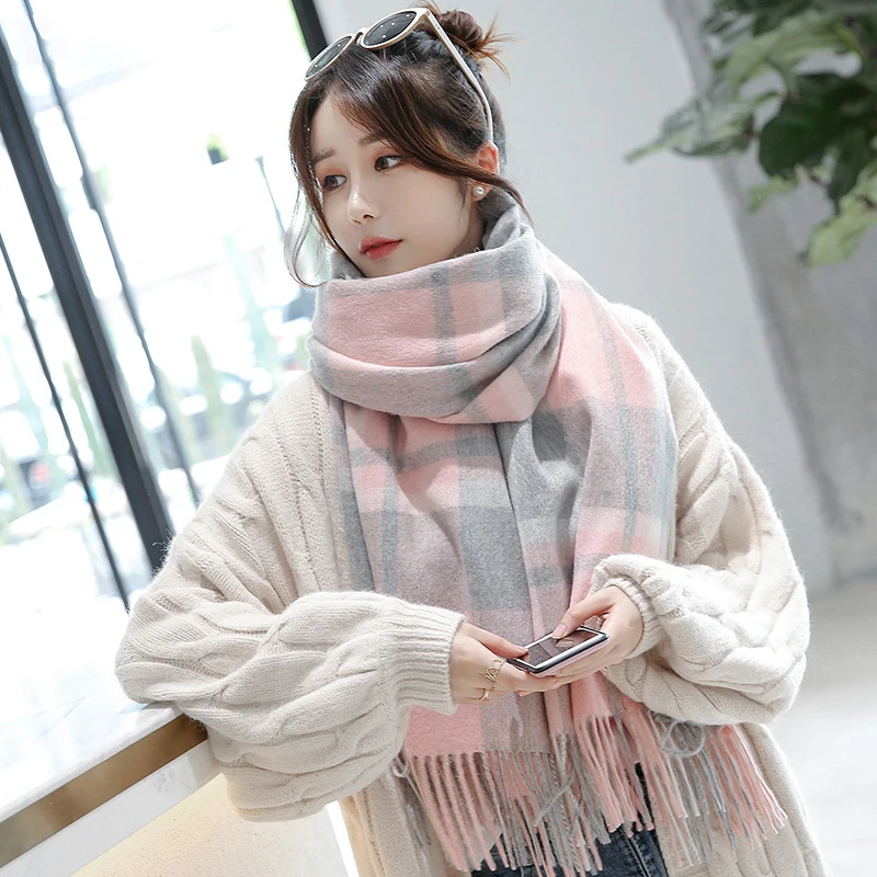 Echarpe-longue-et-epaisse-en-laine-de-style-coreen-pour-femmes-ideale-pour-l’hiver-le-printemps-et-l’automne-un-accessoire-polyvalent-et-chaud-parfait-comme-cadeau-d’anniversaire-echarpe-chale-ou-cache-cou