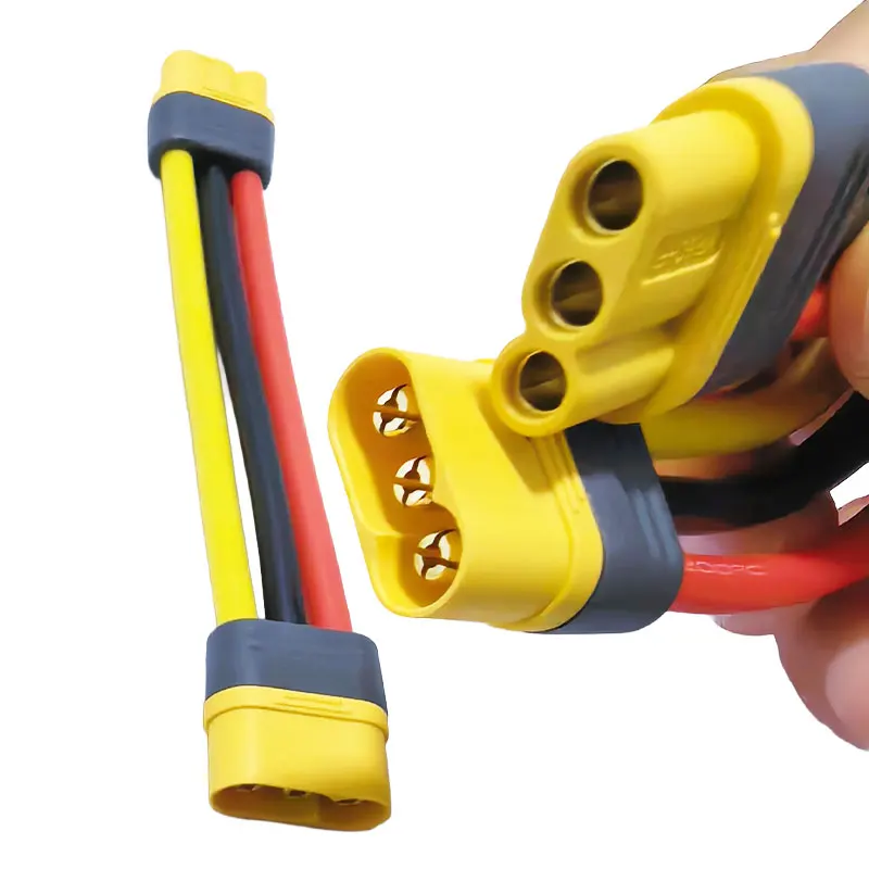 MR60 Aircraft Model Connector Plug - MR60-M / MR60-F Three Phase Three Pole Wire Connection Port Electrical Air Docking Cable