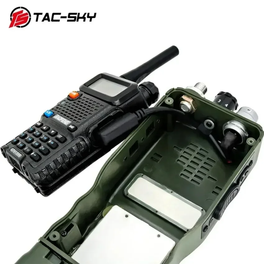 Baofeng walkie talkie,TAC-SKY u283と互換性のある無線コネクタ,PRC,バス,仮想ケース用,148152152a