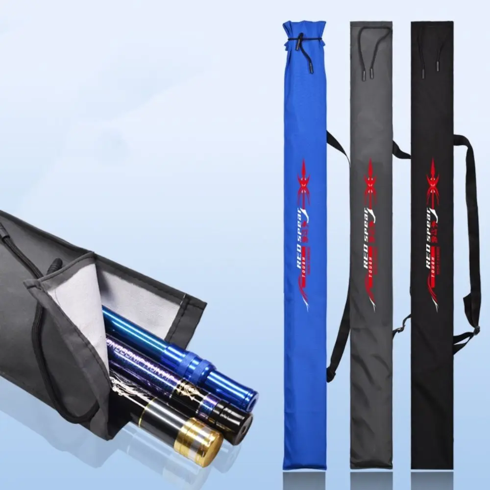 

130cm Fishing Rod Bag Waterproof Oxford Cloth Folding Fishing Bag Large Capacity Thickened Fishing Tackle Bag Outdoor Camping