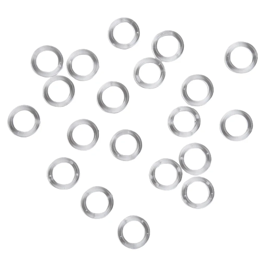 20/50/100pcs Roman Blind Curtain Rings 11mm  Clear Plastic Vertical Curtain Shades Shutters Window Hardware Decor Spare Part