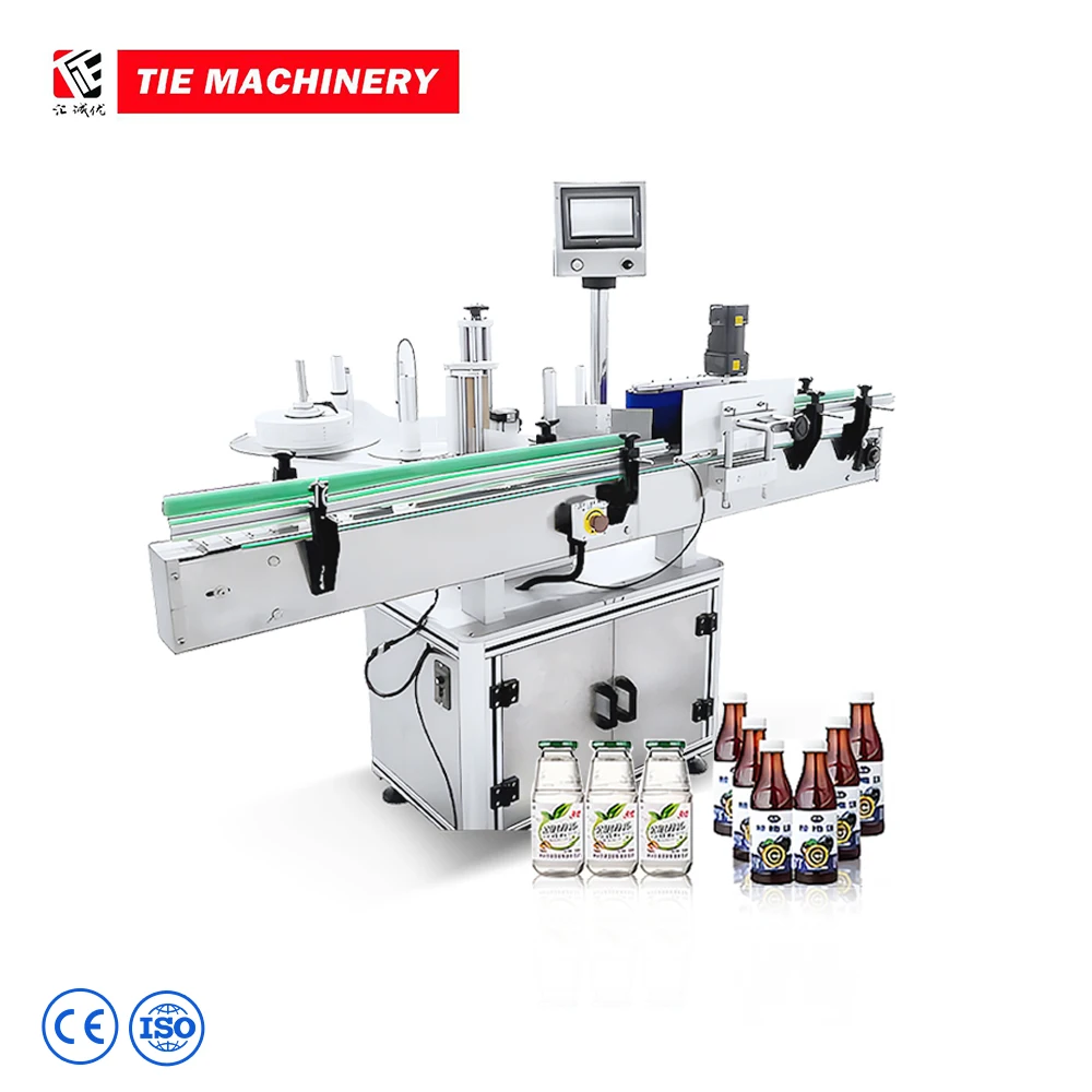 Zelfklevende etiketteermachine Ronde plastic fles Automatische zelfklevende etiketteermachine