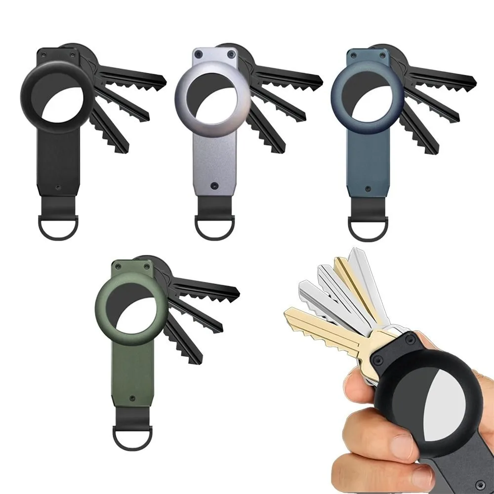 

Durable Minimalist Key Organizer with Screwdriver Secures 2-6 Keys Key Case Holder Metal Key Chain for Keys Less Than 6.2cm
