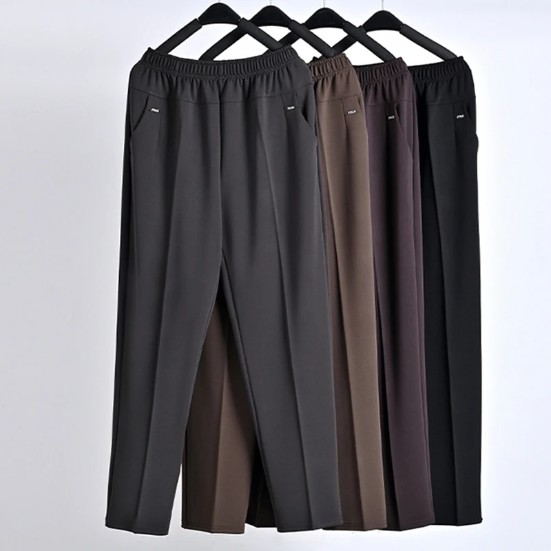 

XL-8XL Casual Pants Women 2024 Long Loose Pants Hight Waist Womens New Autumn And Winter Trousers Female Stretch Pants