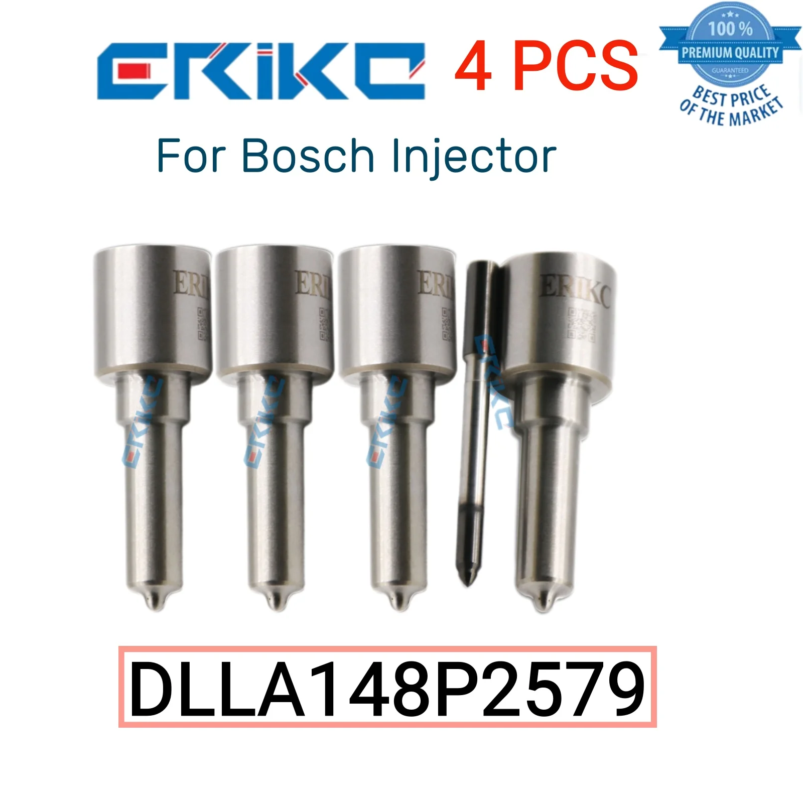 

4 PCS DLLA148P2579 Injection Nozzle DLLA 148 P 2579 Stainless Steel Nozzle DLLA 148P2579 DLLA 148P 2579 for Bosch Injector