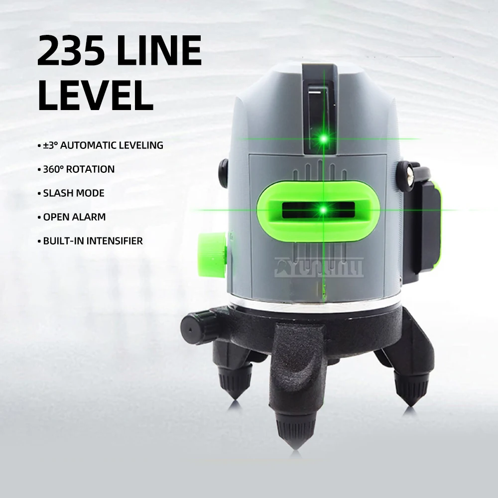 High precision laser level instrument, 360 degree floor sticking instrument, indoor and outdoor universal wall sticking instrume