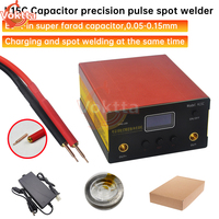 1-30ms Dual Pulse Farad Capacitor Spot Welding Machine 0.1-0.15mm Nickel Plated Sheet 18650 Lithium Battery Spot Welder Tools