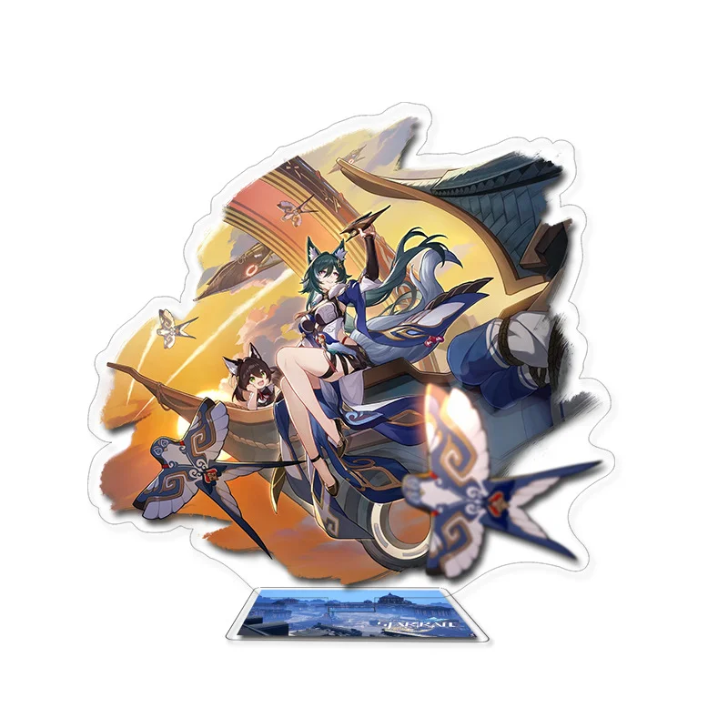 

Anime Game Cos Honkai: Star Rail Cos Dan Heng Seele Natasha Blade Yukong Etc. New Double Layer Laminated Acrylic Stand Gift