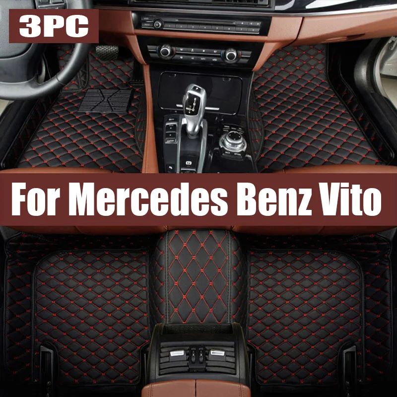 

Car Floor Mat for Mercedes Benz Vito W447 V Class Metris 2015~2023 2016 Foot TPE Liner Carpet Pad Custom Cover Rug trunk mat