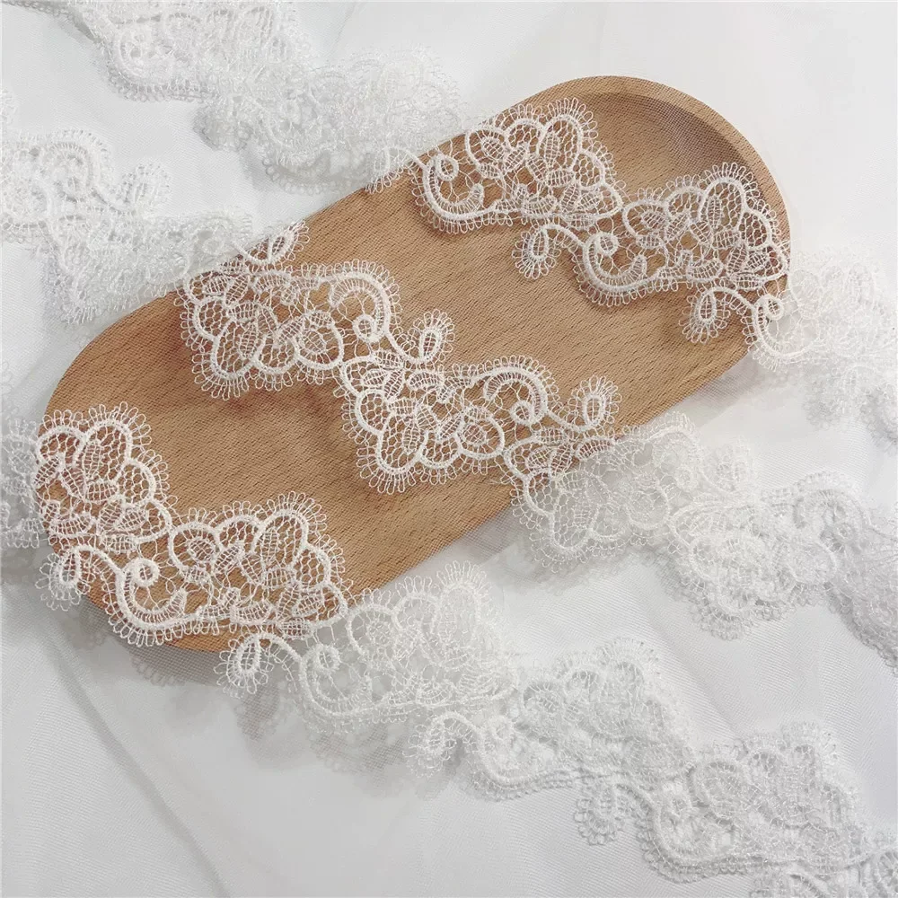 5yard Fish silk thread hollow lace Trimming,Wedding Dress Pajama Underwear Lace Edge Accessories lace trim