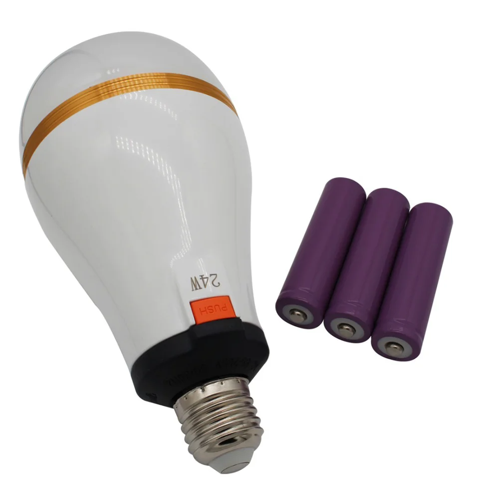 Nueva luz de emergencia LED bombilla de ahorro de energía desmontable USB recargable al aire libre Camping dormitorio fallo de energía bombilla de