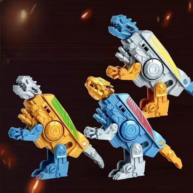 3pcs Transfiguratie Dinosaurus Fidget Spinner Speelgoed Studenten, verbindingsmiddelen Anti Stress Drukbestendig Speelgoed Decompressie Gift