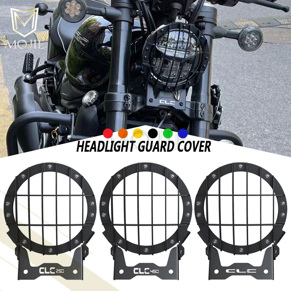 FOR CFMOTO CLC 450 Bobber 450CL-C CLC450 250 CL-C CL C 250 2023 2024 2025 2026 Motorcycle Headlight Guard Cover Protector Grille