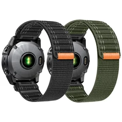 สายไนลอนทอ22มม. 26มม. สำหรับ Garmin Fenix E 8 47มม. 51มม. 7 7X 6 6X 5 5X plus/enduro 3 /epix Pro Gen 2