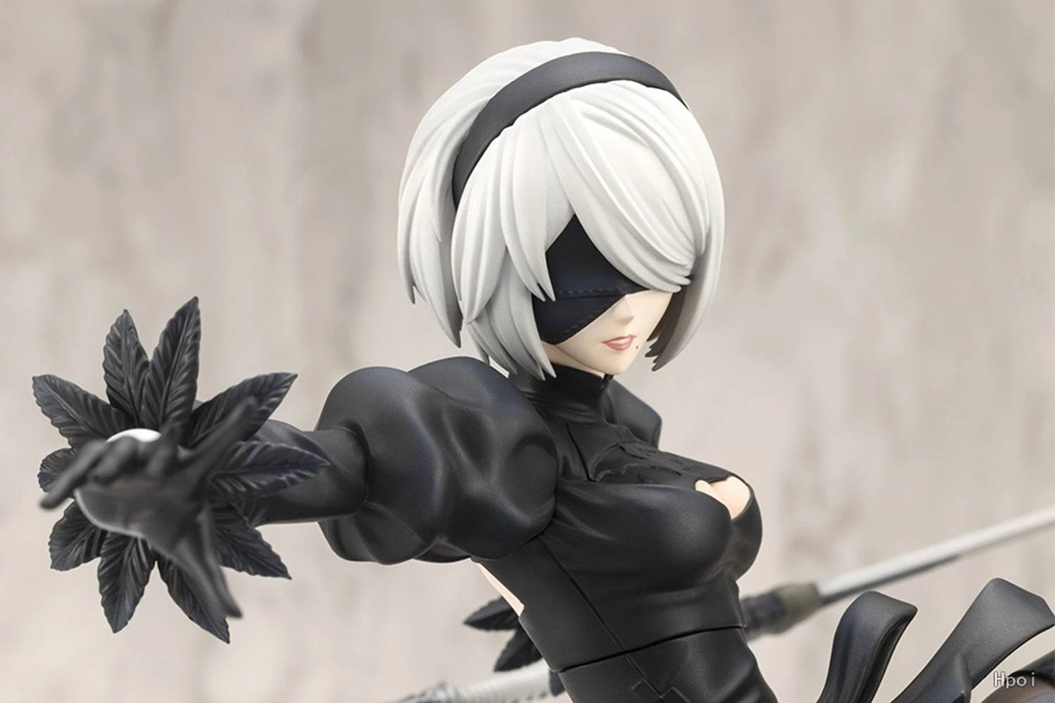 เกมอะนิเมะ 24CM NieR: Automata Ver1.1a Figure Pod 042 YoRHa No. 2 ประเภท B J 1/8 ฉากขาตั้งของเล่นตุ๊กตารูป PVC