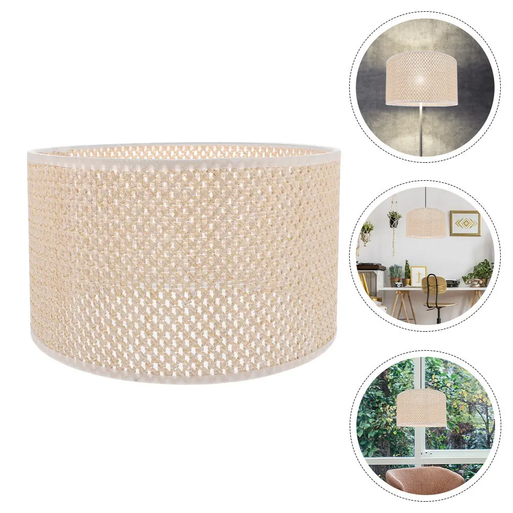 

1 шт. плетеный абажур, тонкая работа, декоративный светильник для гостиной, спальни, настольный светильник, современный стильный интерьер
