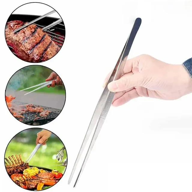 Wielofunkcyjne szczypce do grilla Szczypce do żywności Klips do żywności Gadżety kuchenne Pęseta Churrasco ze stali nierdzewnej Klips Bufet Narzędzie do grillowania
