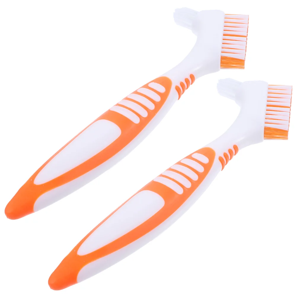 2 Pcs Turtle Shell Cleaning Brush Flexible Double-sided Portable Care Easy to Operate Tortoise Mud Plastic Gap Home