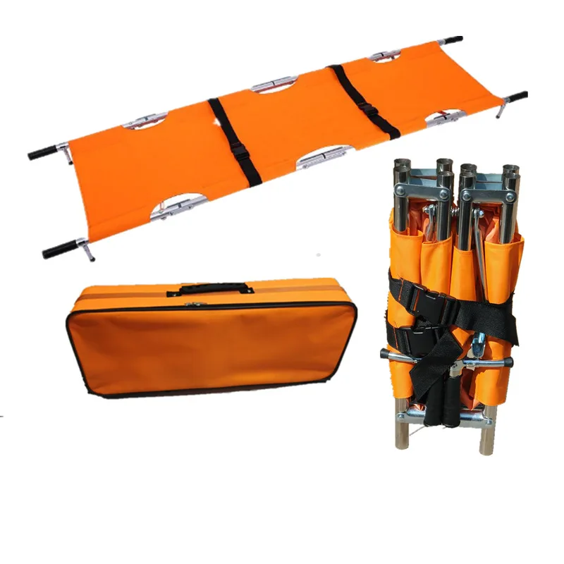 Aluminum Alloy Folding for Carrying People Upstairs Emergency Stretcher Outdoor Fire Drill Rescue 80% 60% off Stre