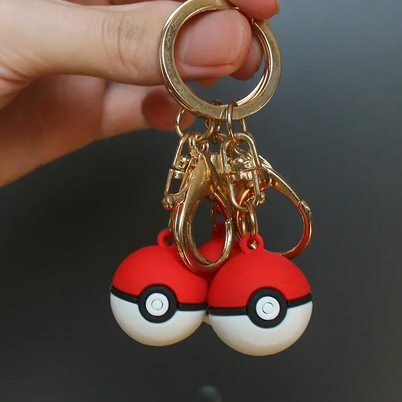 20pcs/lot  Action Figure Pokeballs  Keychain Pendant Toy Christmas For Gifts