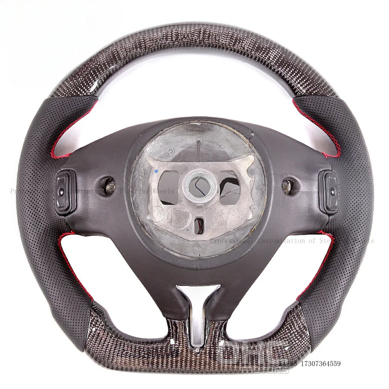 Suitable for 2013-2020 Maserati GTGhibli Levante carbon fiber LED smart steering wheel modification