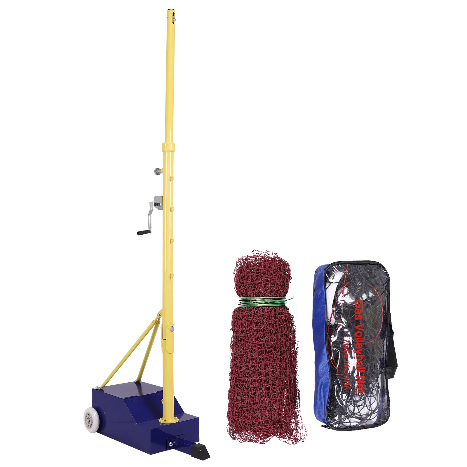 

Регулируемая по высоте напольная стойка для бадминтонной сетки, легко устанавливаемая, идеально подходит для занятий спортом на открытом воздухе